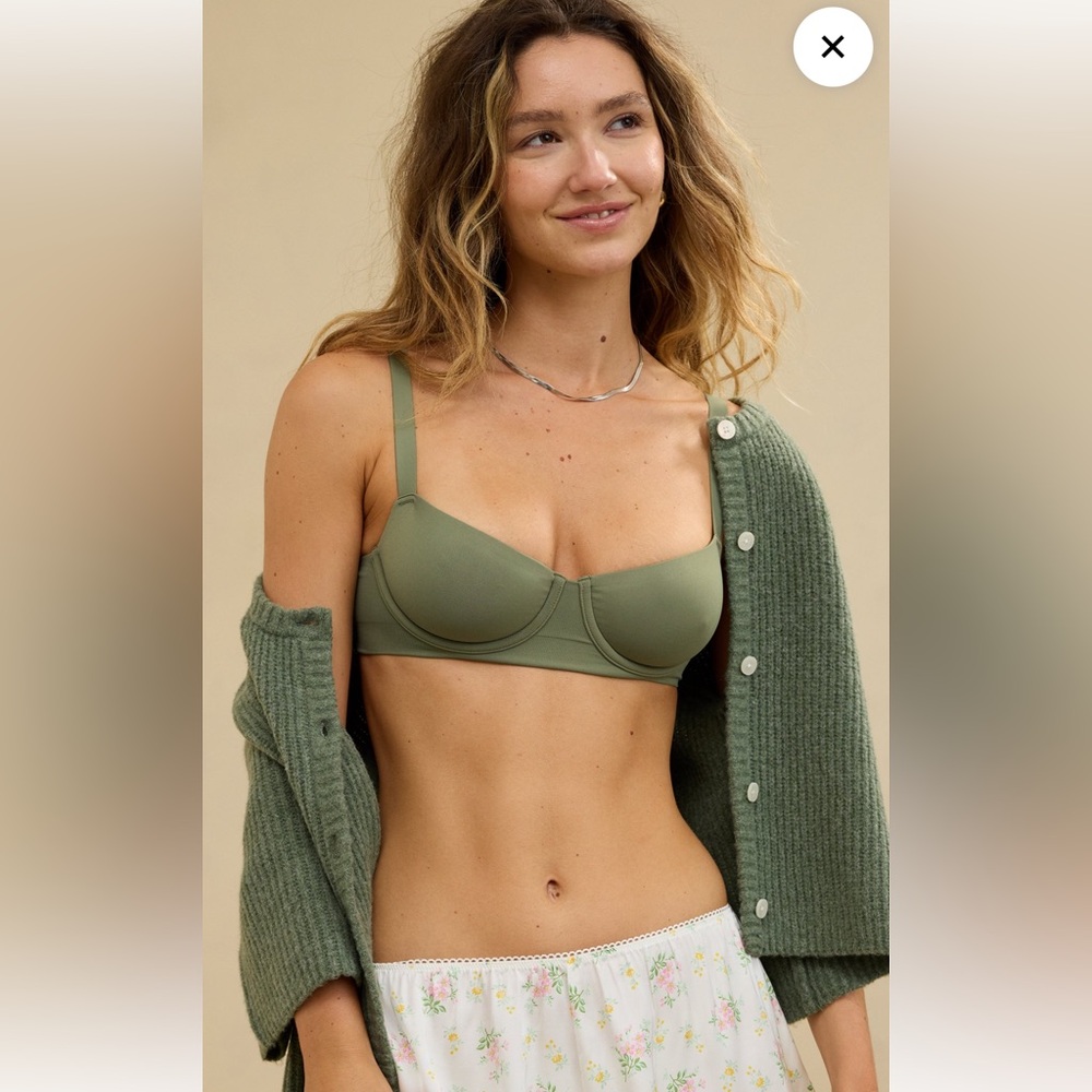 Aerie Smoothez Seamless Unlined Balconette Bra
